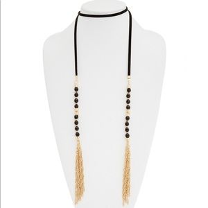 Madeleine Elizabeth Tassel 47in Choker Necklace